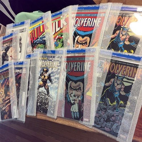 Marvel WOLVERINE Uncirculated Soft Slab Comic Lot Foil Limited Ed 1 Hulk 180 181