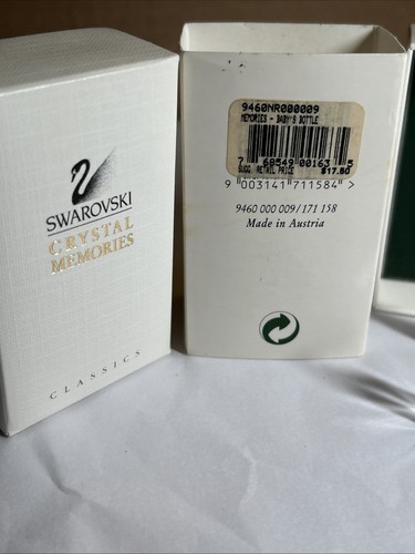 Biberón Swarovski 1994 Crystal Memories 🍼 raro, retirado y nuevo en caja #171158 - Imagen 3 de 5