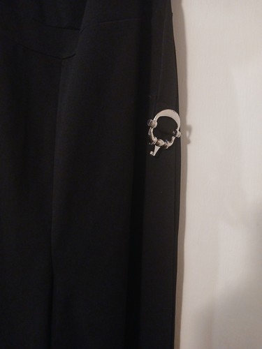 J for Justify Womens Black Pullover Jumpsuit Size XL - Picture 5 of 14