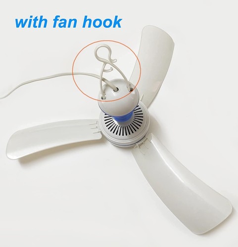 Portable 16.5 Inch Usb Ceiling Fan For Camping Outdoor Tent Lightweight Fan - Picture 5 of 8