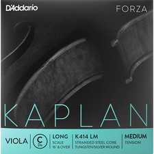 D'Addario Kaplan Series Viola C String 16 Long Scale Medium