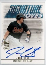 2003 Topps Traded & Rookies Signature Moves Autographs #SMA-JJC Jack Cust