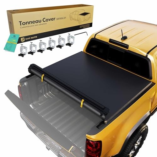 Soft Roll Up 6'6"(78.9") Truck Bed Tonneau Cover Compatible with 14-18 Chevy - Picture 2 of 7