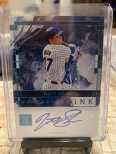 2024 Panini Impeccable Matt Shaw Watercolor Ink  #WCS-MS 1/1 (AU, RC)