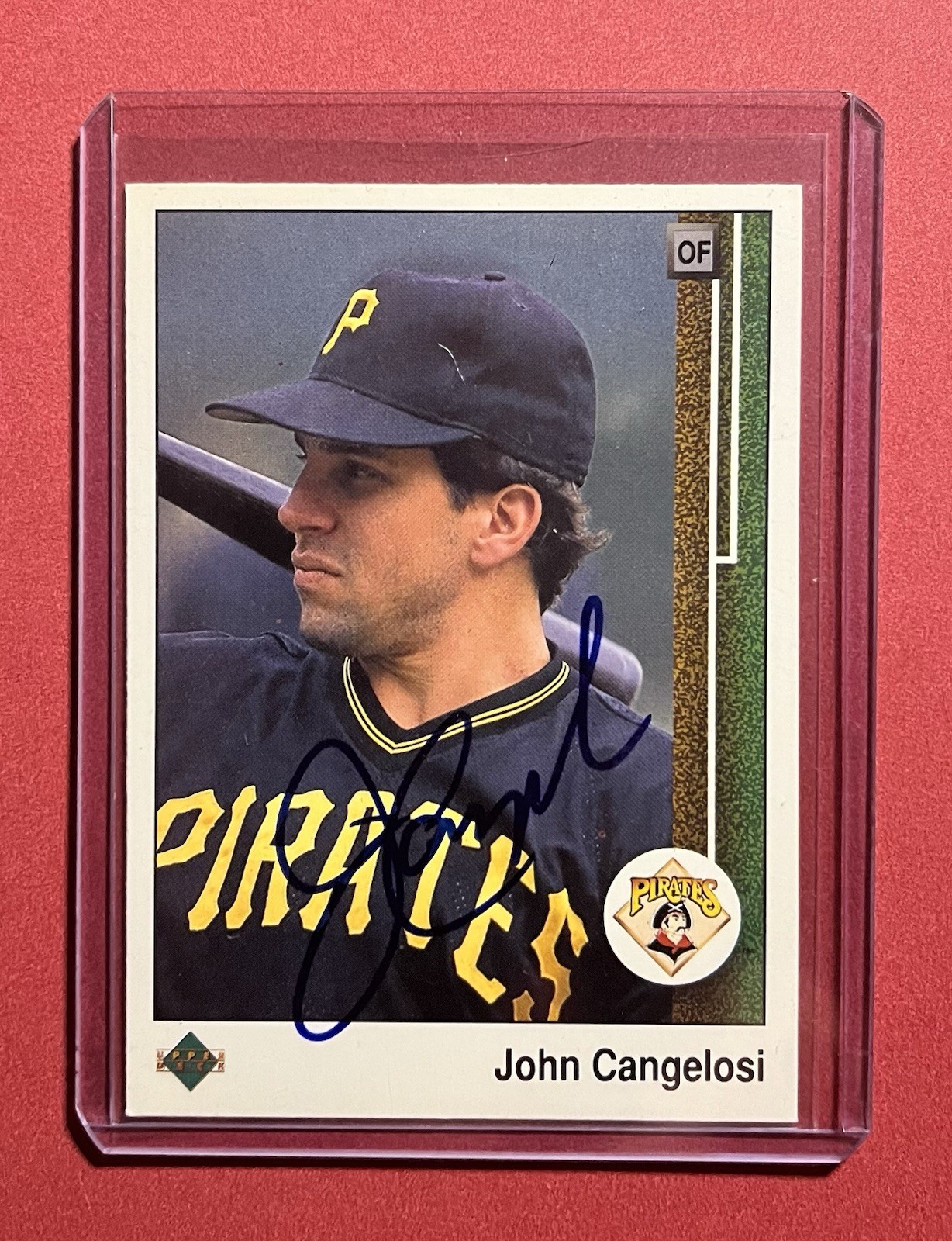 Signed Autographed 1989 Upper Deck John Cangelosi #67