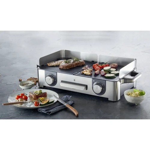 WMF Lono Master Elektrogrill, Edelstahl/Schwarz, 2400 Watt Wie Neu!!!