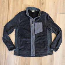 L.L. Bean Fleece Jacket Lightweight Black XL