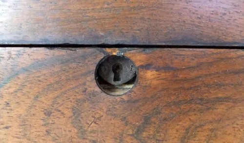 Antique Rosewood Sarcophagus Shaped Tea Caddy converted to Jewel Box - Picture 11 of 18