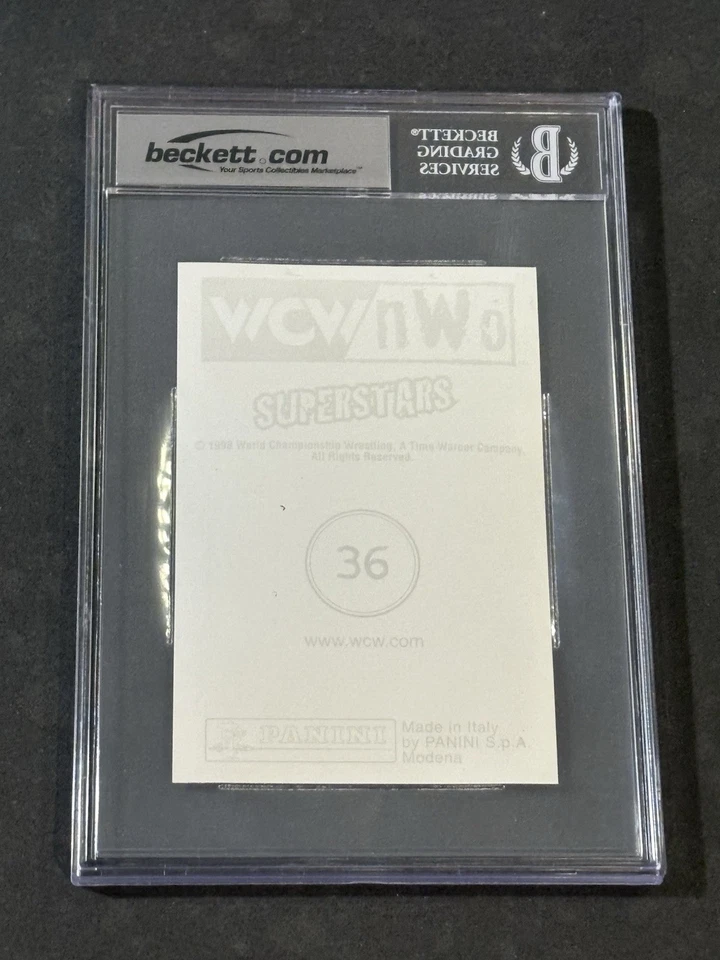 DIAMOND DALLAS PAGE 1998 PANINI WCW/NWO SIGNED AUTOGRAPHED CARD BAS AUTHENTIC - Image 2 of 2