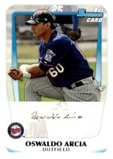 2011 Bowman Prospects #BP28 Oswaldo Arcia Twins    1st Bowman 