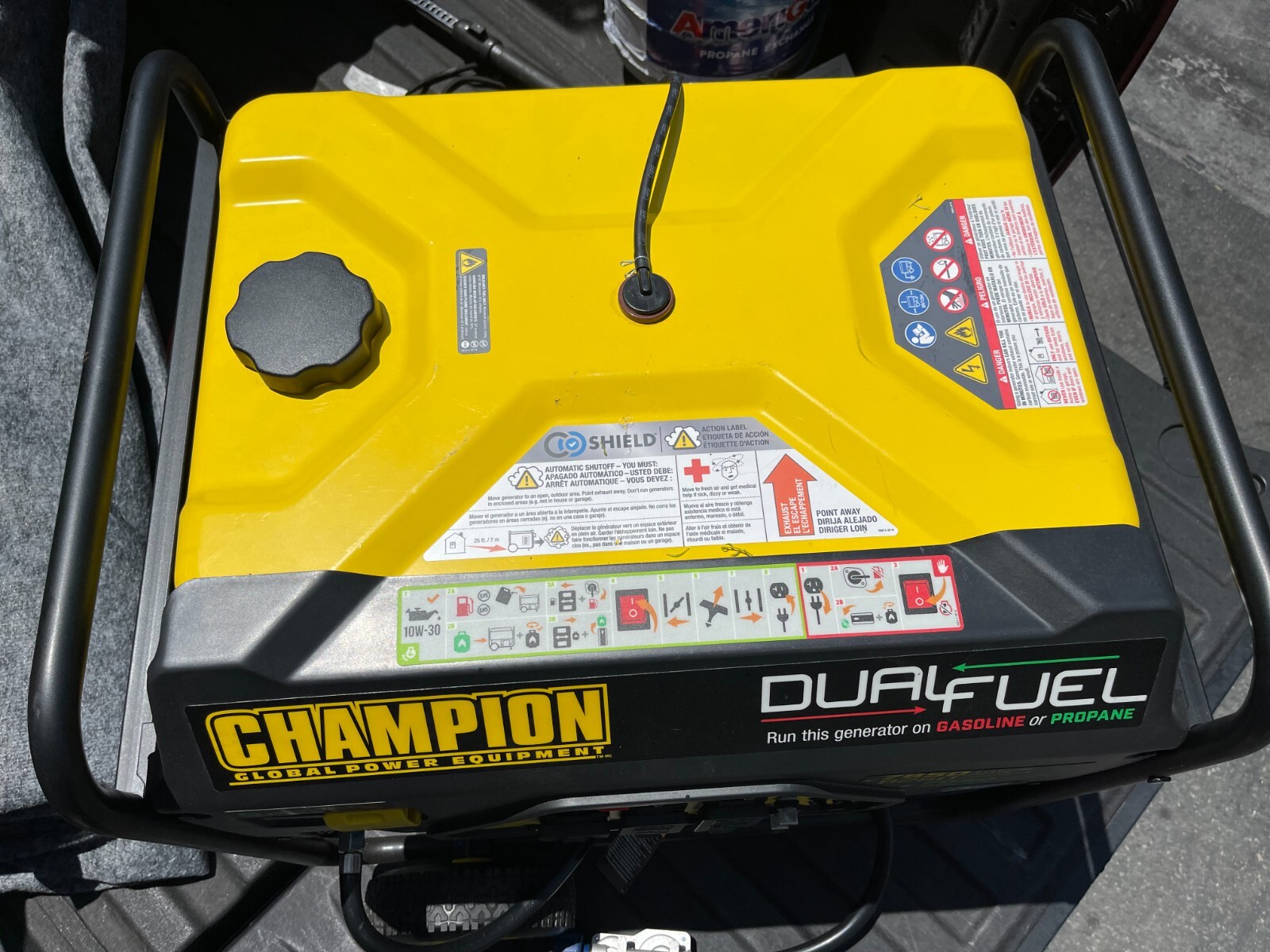 Champion Power Generator 6250Watt Gas & Propane Powered DualFuel 220V