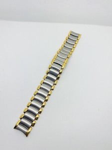 Authentic Longines Original & Gold Plated 37678 Bracelet With Both 17mm End Links.