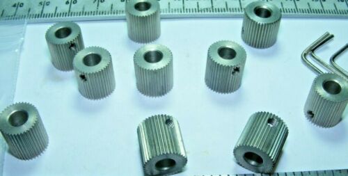 x10 1.75 Filament Drive Gear 38T 5MM id 11MM 12MM 3D Printer Pulley USA FREESHIP - Picture 2 of 7