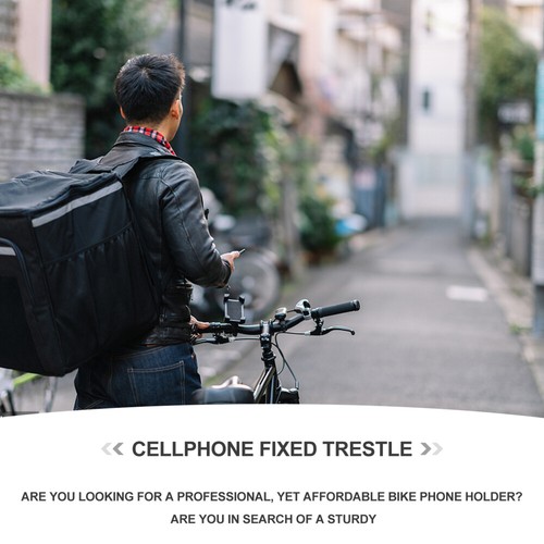 Aluminum Alloy Mobile Phone Holder Motorcycle Handle Bar Bike Handlebar - 第 3/12 張圖片