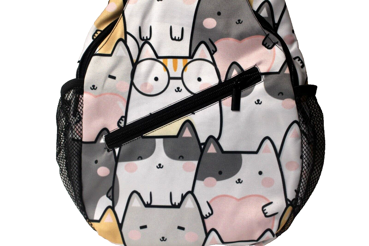Cats pattern Backpack Sling Bag Chest Crossbody Travel  display picture 1