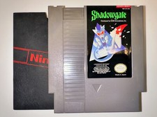 Shadowgate NES Nintendo Tested Works Great! Cart +Dustcover Authentic