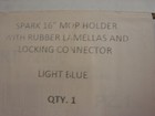 SPARK 16" mop holder with rubber lamellas and locking connector 73000 light blue