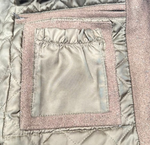 Pelle Pelle Herren seltene Design Marc Buchanan Wolle & Leder Jacke XXL braun - Bild 6 von 10