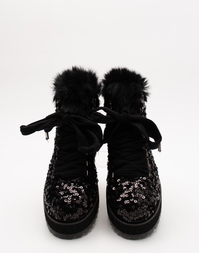 PVP €400 AGL ATTILIO GIUSTI LEOMBRUNI Botines US8 UK5 EU38 Lentejuelas Punta Redonda - Imagen 3 de 9