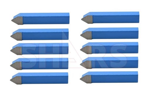 Shars 10 Stck. 1/2 Zoll E-Stil C6 Klasse hartmetallbestückte Werkzeug-Bits neu ^{ - Bild 1 von 3