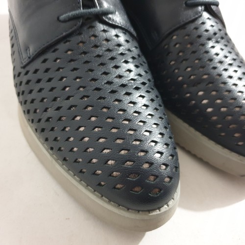 Zazou Shoes Sz AU8 EU39 Navy Blue Loafers Pointed Toe Leather Comfort Myer Women - Bild 8 von 15