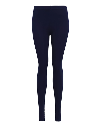 WOMEN'S LADIES PLAIN VISCOSE STRETCHY SOFT LEGGINGS WITH ELASTICATED WAIST - Picture 16 of 22