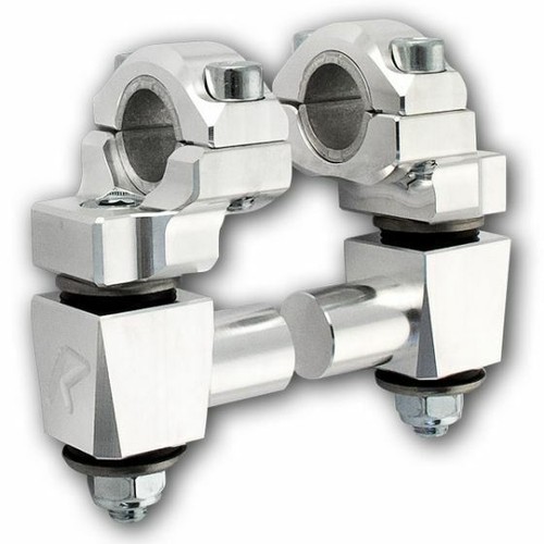 Rox 1R-AV2SE 2" rise anti-vibration handlebar risers for 7/8" or 1 1/8" bars - Picture 2 of 3