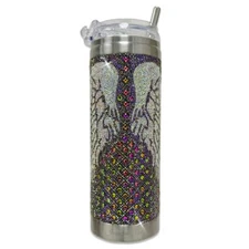 Angel Wings Love Divine Collection Crystal Tumbler Travel Mug Drinkware