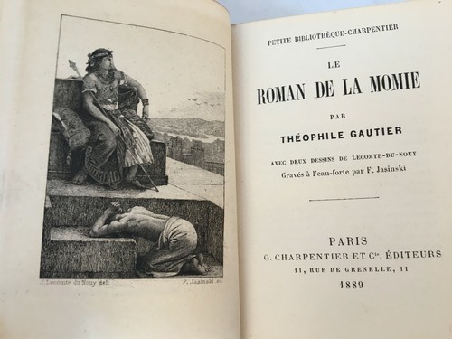 GAUTIER (Theophile) - JASINSKI. Der Roman der Mumie. 1889 - Bild 2 von 7