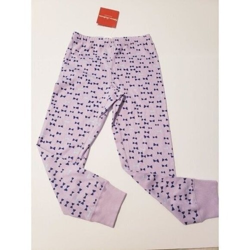 Hanna Andersson size 110 / 5 purple pants / pajama bottoms - Picture 2 of 3