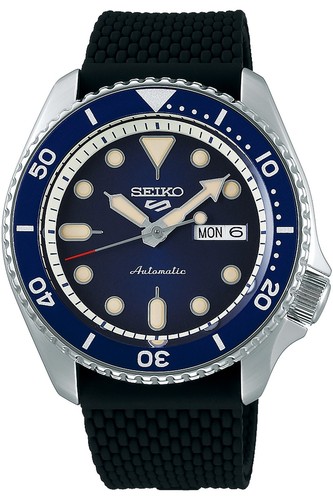 SEIKO SRPD71K2,Men Sport,Automatic,Stainless Case,Silicone,Date,100m WR,SRPD71