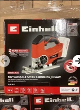 1 Einhell TE-JS Power X-Change 18-Volt Cordless 2400-SPM Jig Saw, 1-Inch Stroke 