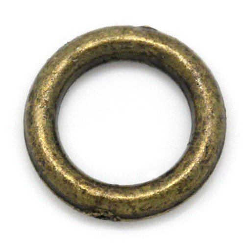 Anillos de salto cerrados soldados de 6 mm - ¡6 colores disponibles! ¡Alta calidad! 100 piezas - Imagen 15 de 17
