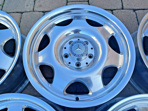 Mercedes A208 CLK OEM Forged Fuchs 16x7 5x112 POLISHED 5 Wheels Rims -*Vanagon* - Picture 8 of 23
