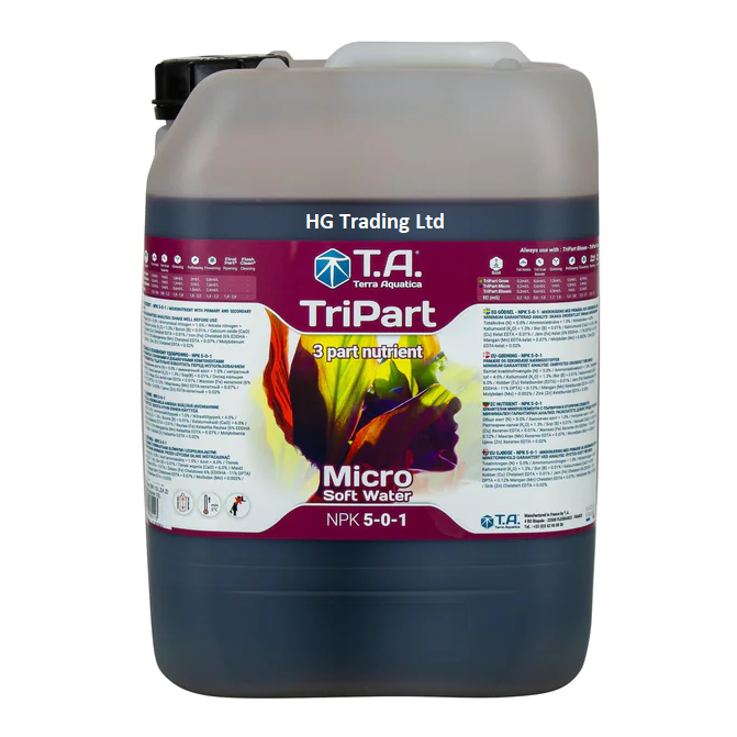 GHE Flora Micro 10L - General Hydroponics Nutrient SOFT WATER 10 Litres
