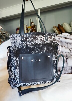 Many Bags in One A Beautiful Tasmanian Leather and Cowhide