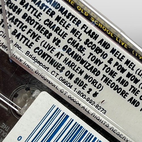 Sealed Hip Hop The Old School Live Vol 1 1979-1993 Cassette Tape Rap Flash Mel - Picture 4 of 4