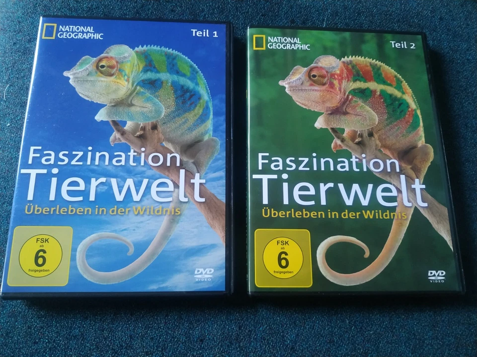 2 DVDs National Geographic - Faszination Tierwelt - Teil I und 2 - im Schuber - Bild 3 von 4