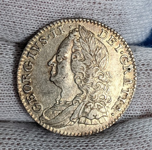 1758 George II Silver Sixpence - AUC - Very High Grade - Collectors Grade - Picture 3 of 7