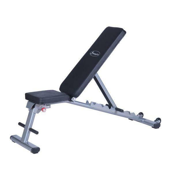Soozier Seven-Position Adjustable Foldable Weight Bench Workout Fitness Gym Soozier Seven-Position Adjustable Foldable Weight Bench Workout Fitness Gym