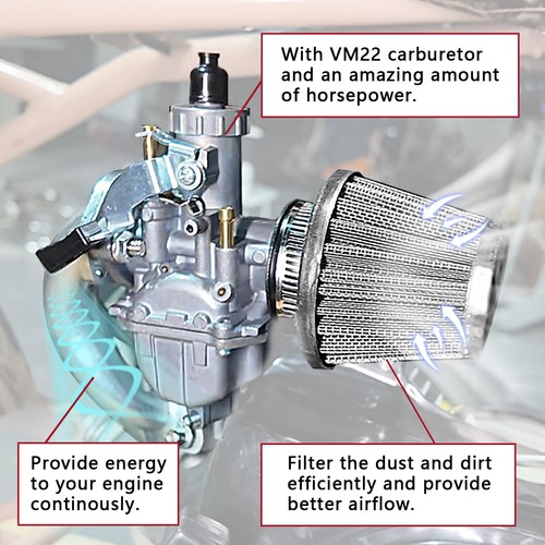 VM22 Inverted Manifold Carburetor For Predator 212cc For Honda GX160 GX200 Clone - Picture 4 of 14