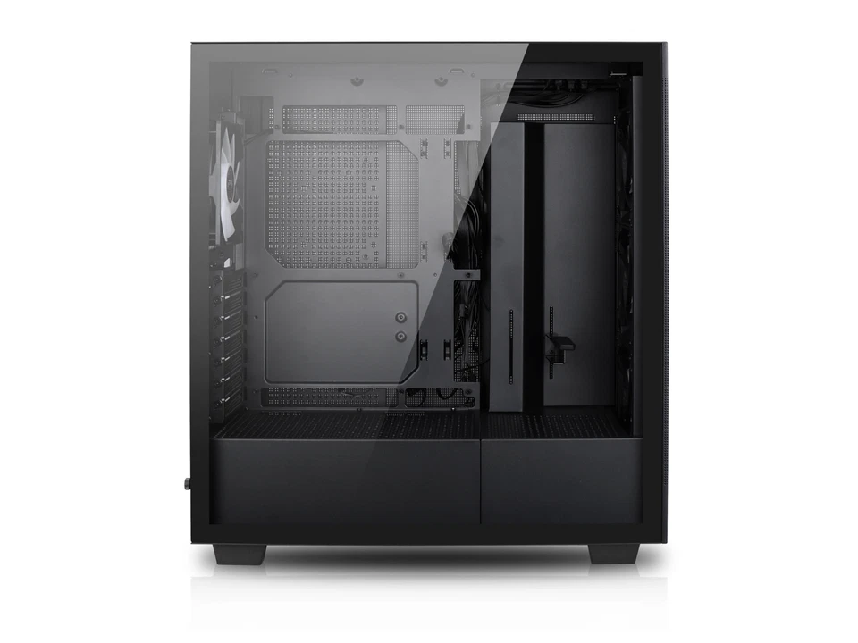 Rosewill Helium Flow Black Mid Tower Computer Gaming Case, TG & Mesh Panel, ATX, - Image 4 of 4