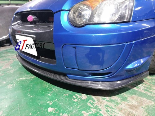 CARBON FRONT LIP SPOILER FOR 04-05 SUBARU IMPREZA WRX STI STYLE BLOB EYE GDB - Picture 9 of 10