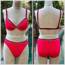 Vintage 1990s Pink Women  s Bikini, Jag Pro Size XXS, Two Piece, New Without Tags