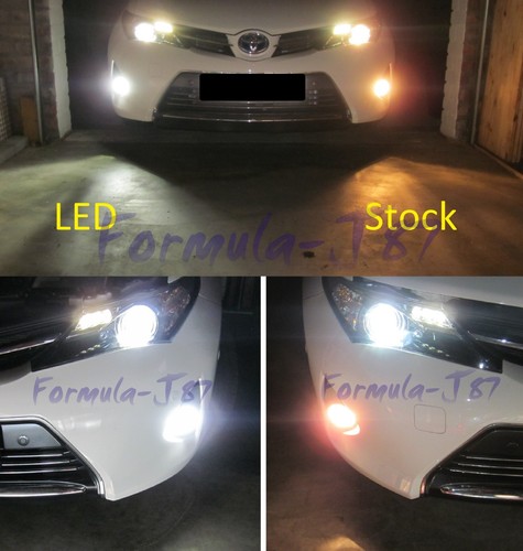 LED Kit M 60W H7 6000K White Two Bulbs Fog Light Replacement Lamp Upgrade Stock - Picture 9 of 12