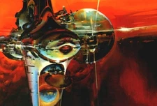 #51 John Berkey Fantasy/Sci-Fi Trading Card