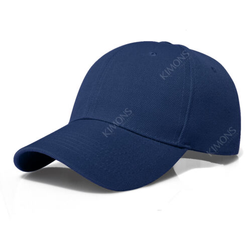 Solid Plain Baseball Cap Trucker Camo Blank Hat Ball Men Women Adjustable VC - Picture 15 of 53
