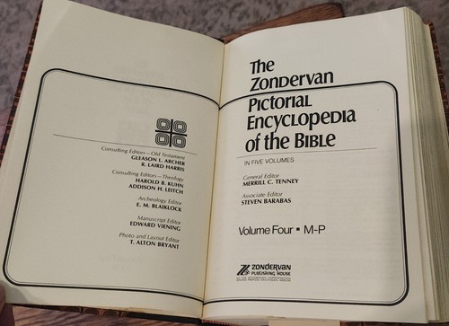 Zondervan Pictorial Encyclopedia of the Bible Vol 4 M-P Merrill Tenney 1982 HC - Foto 13 di 14