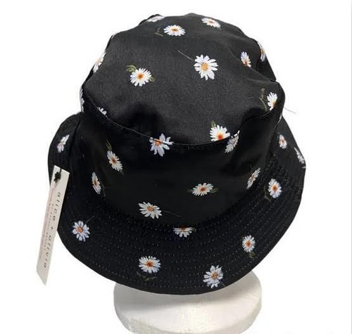A+O FabFitFun Alicia y Olivia Mujer Margarita Reversible Primavera Verano Cubo Sombrero - Imagen 8 de 12