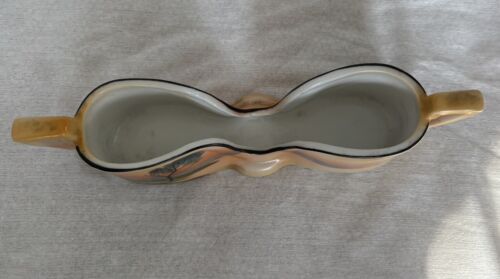 Vintage Hand Painted Noritake Japan Spoon Rest ~Tree in the Meadow - Picture 3 of 5